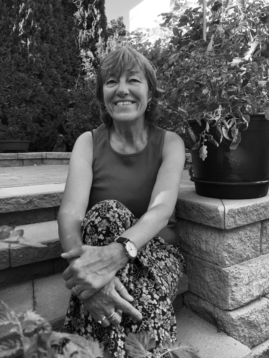 Kate Goetz, printmaker and founder of Blue Chisel Studio