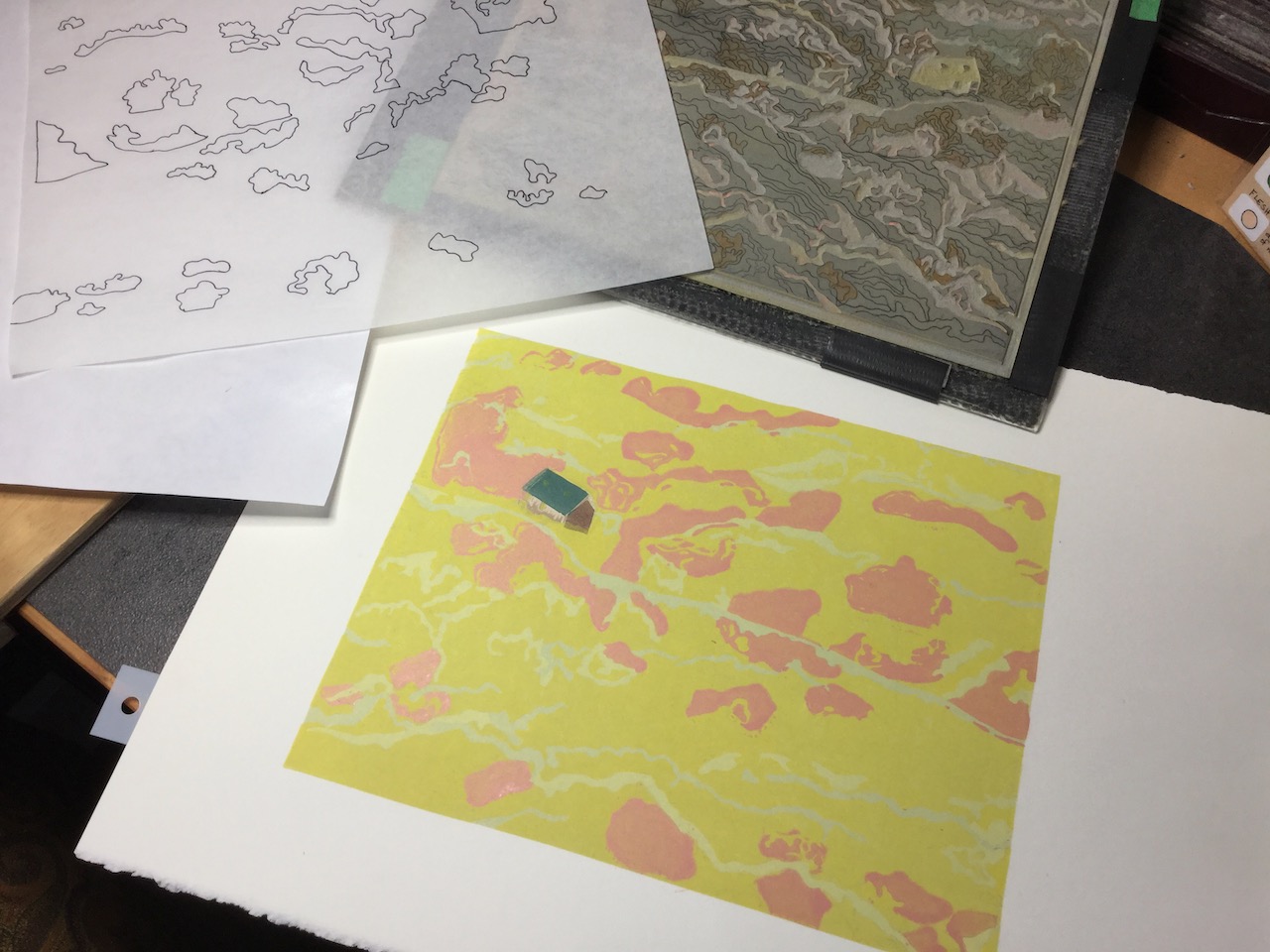 Masking parts of the block for layer 4